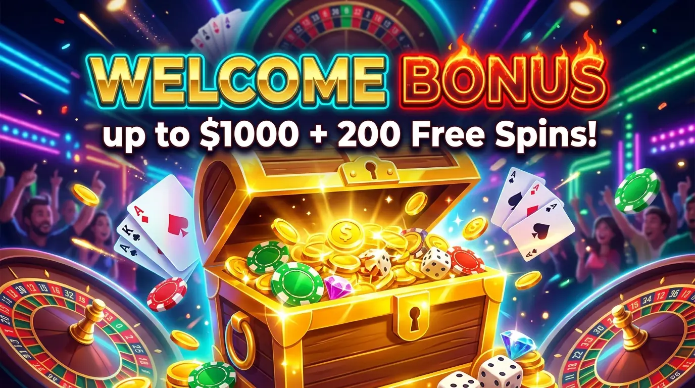Virtual City casino welcome bonus