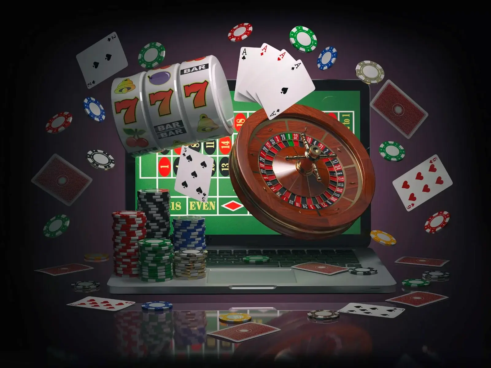 Virtual City casino game selection